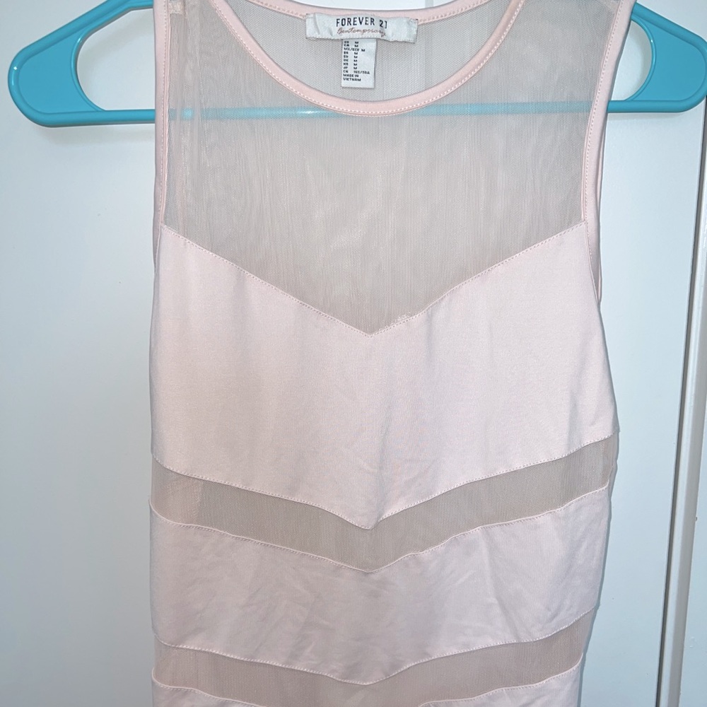 Forever 21 Light pink bodysuit